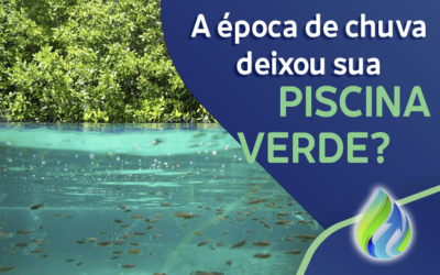 A época de chuva deixou sua piscina verde? Saiba o que fazer